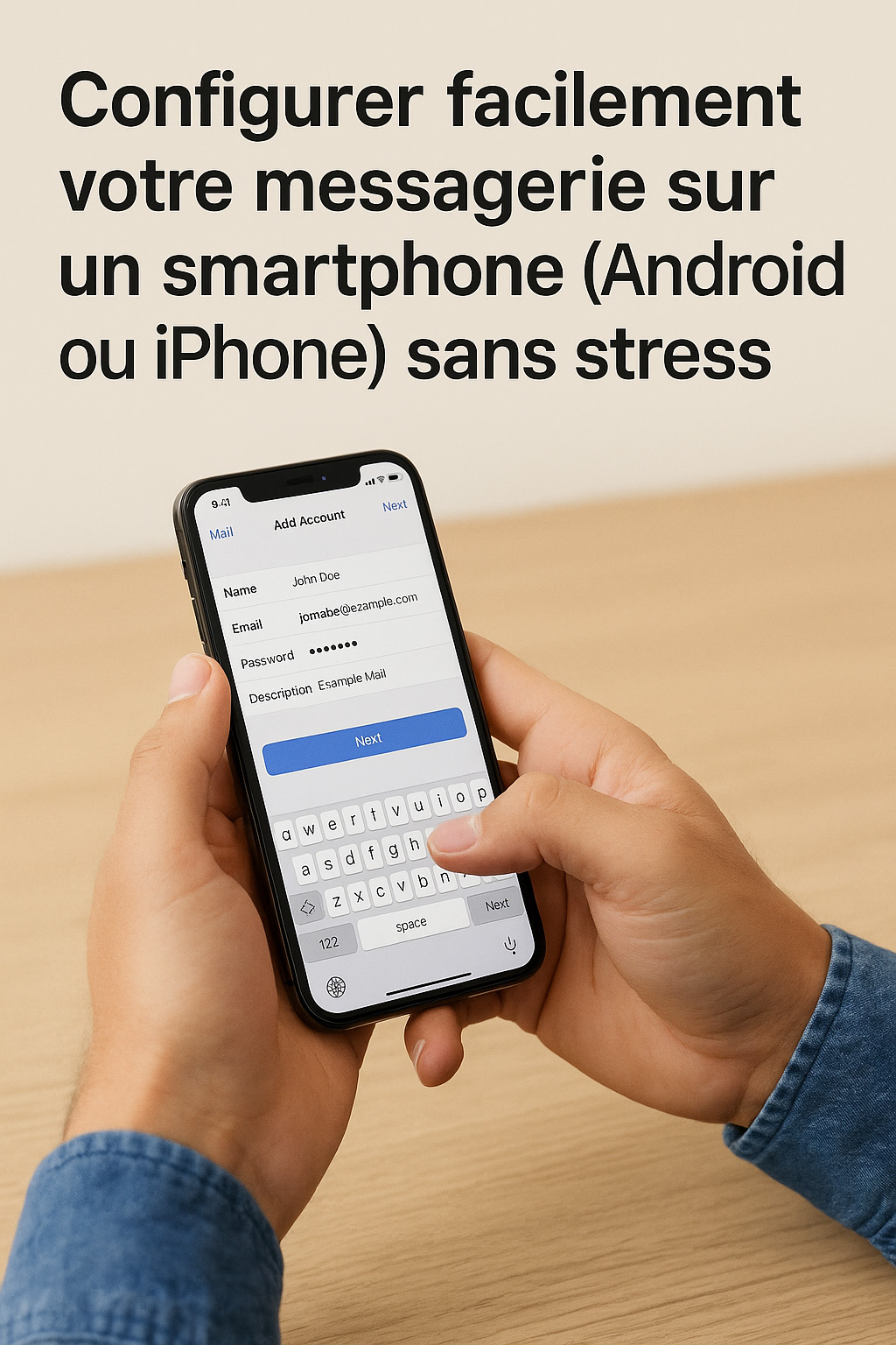 Configuration d'une adresse email sur iPhone et Android Configuration d'une adresse email sur iPhone et Android