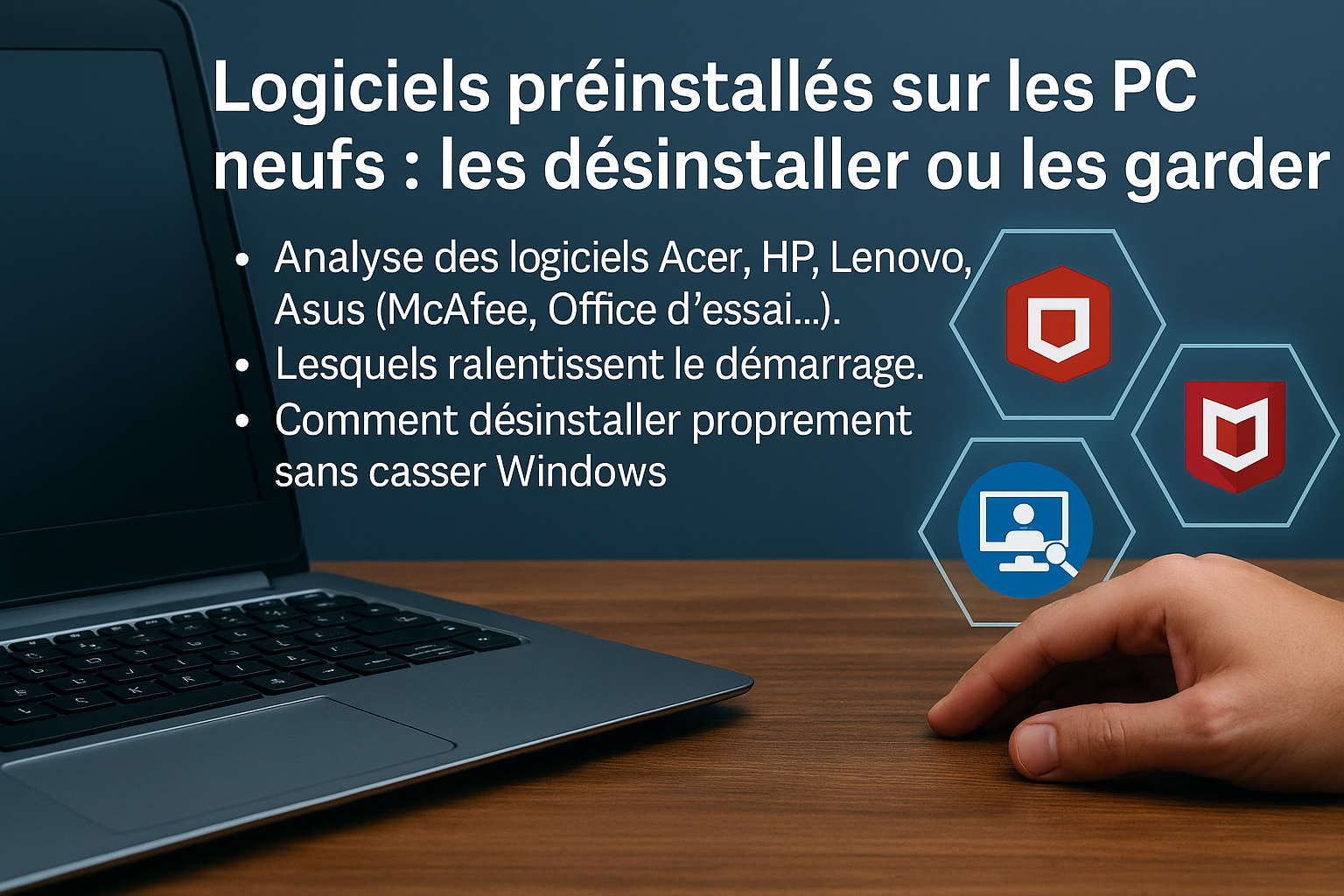 Logiciels préinstallés sur ordinateur neuf Acer, Asus, Lenovo, HP : Faut-il les garder ou désinstaller ? Logiciels préinstallés sur ordinateur neuf Acer, Asus, Lenovo, HP : Faut-il les garder ou désinstaller ?