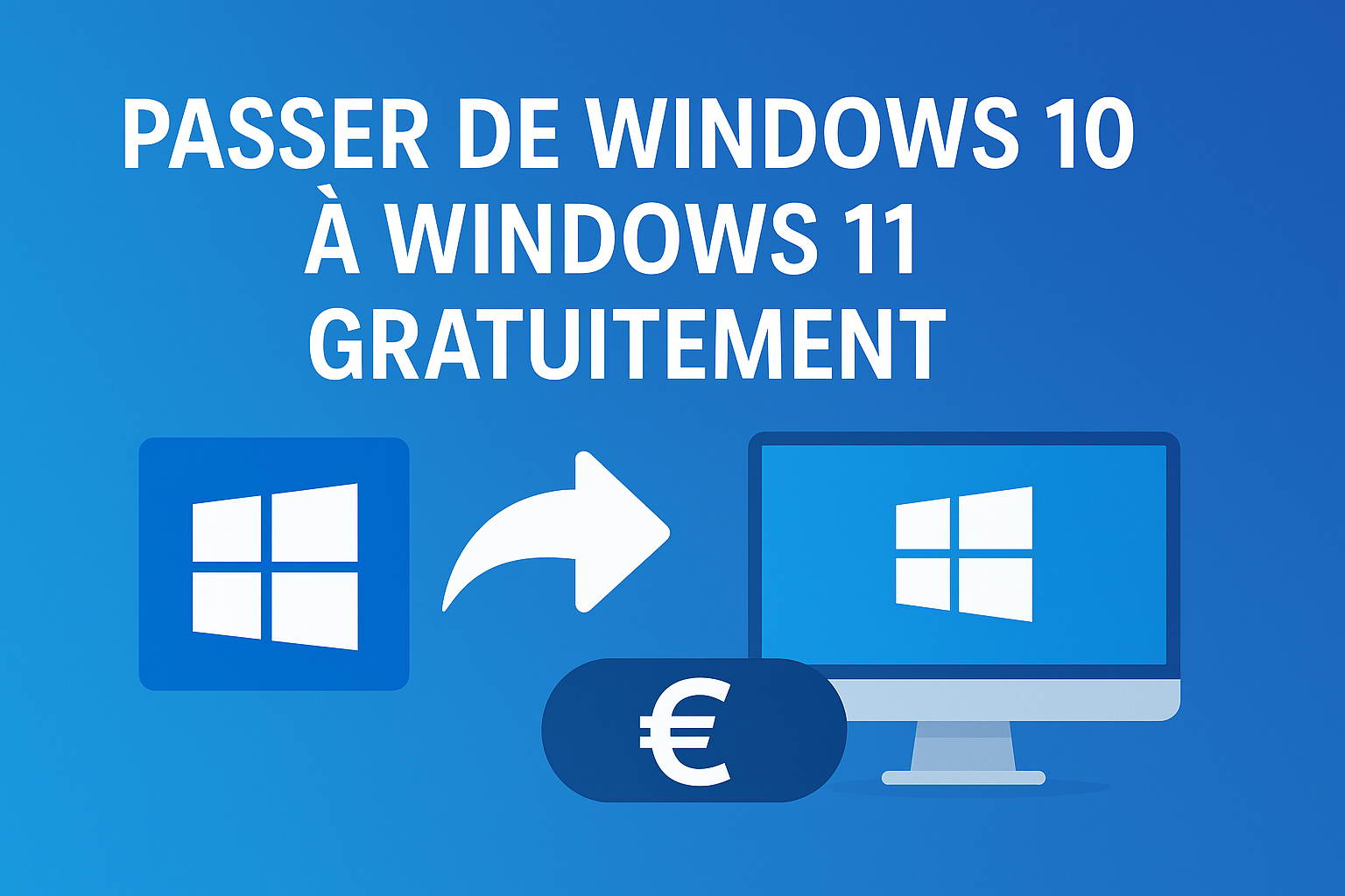 Passer de Windows 10 à Windows 11 gratuitement Passer de Windows 10 à Windows 11 gratuitement
