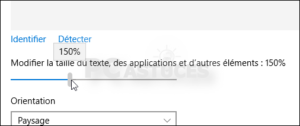 Agrandir le texte sur Windows 10