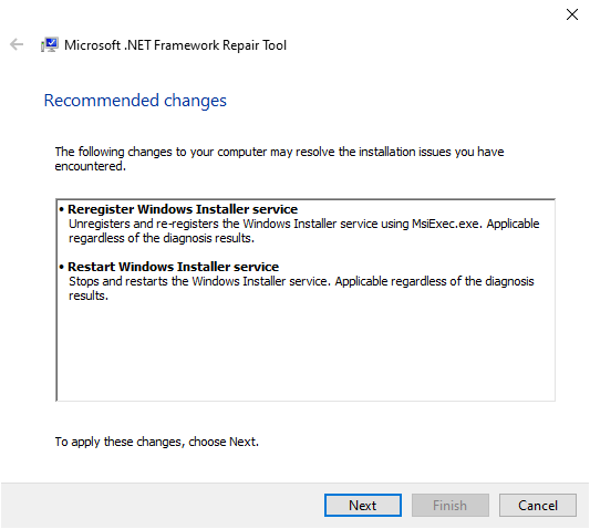 Message d'erreur : Impossible d'initialiser Microsoft .NET Framework