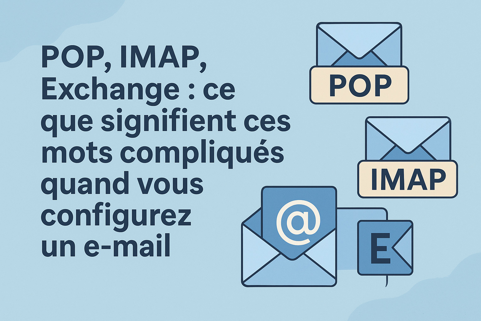 Quel protocole choisir pour la configuration : pop, imap ou exchange Quel protocole choisir pour la configuration : pop, imap ou exchange