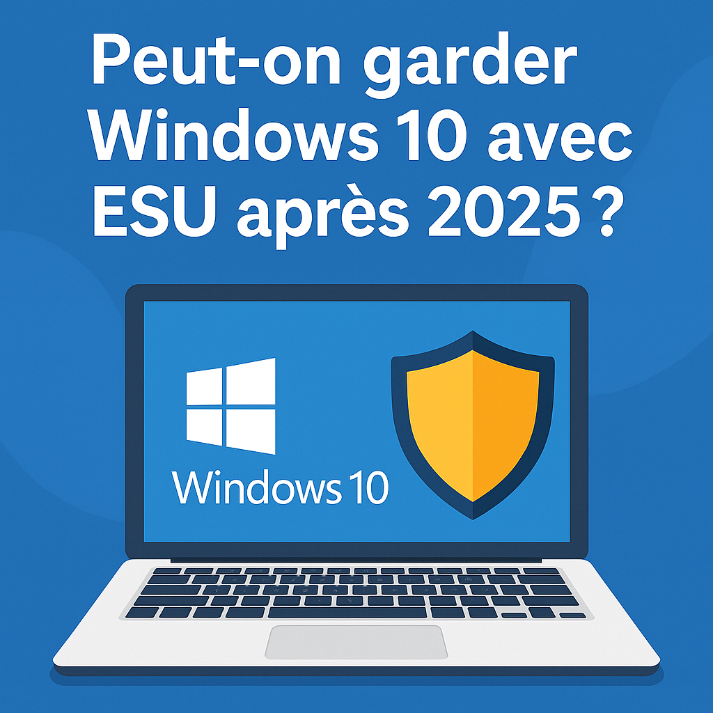 Comment garder Windows 10 après octobre 2025 ?