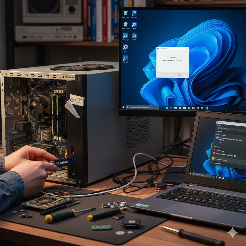 Installer Windows 11 sur un ancien PC non compatible avec Rufus