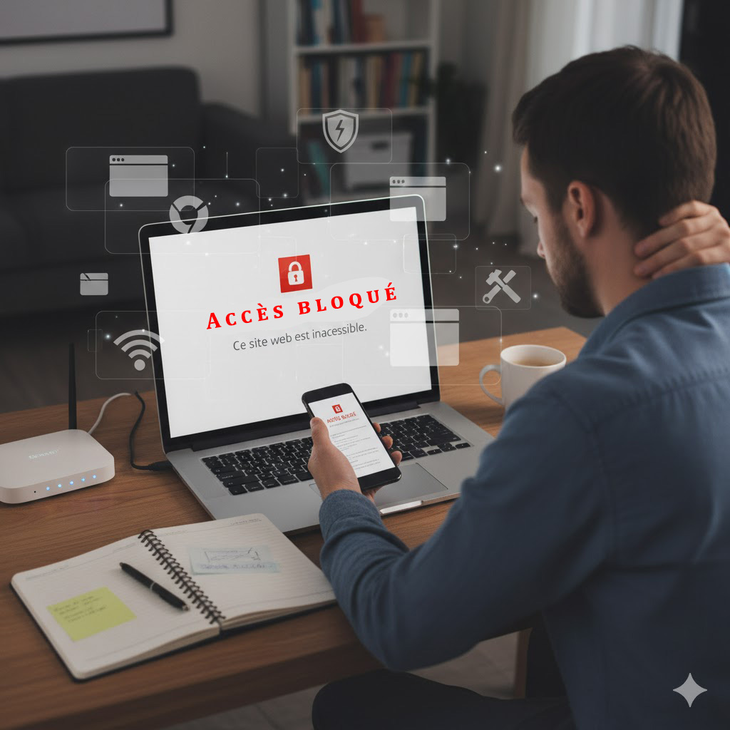 Site web inaccessible, que faire Certains sites web sont ne s'ouvrent pas. Les causes et les solutions