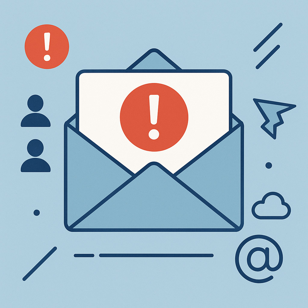 Les principaux problèmes d'envoi et de réception de e-mails