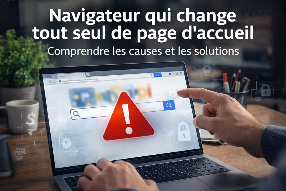 Mon navigateur change la page d'accueil tout seul