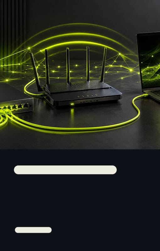 Ordinateur protégé contre les virus et les menaces numériques par une solution de sécurité informatique Routeur Wi-Fi, ordinateur portable et équipements réseau pour résoudre un problème de connexion à Morges